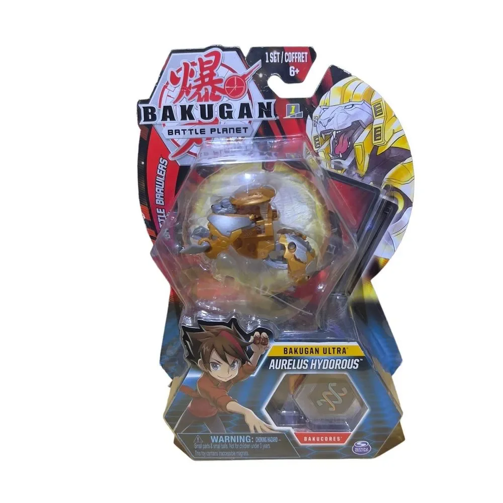 Bakugan Battle Brawlers Ultra‎ Aurelus Hydorous Tan Spin Master Toy - Ages 6+